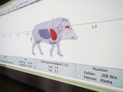 Schußanalyse Marksman Simulationsanlage