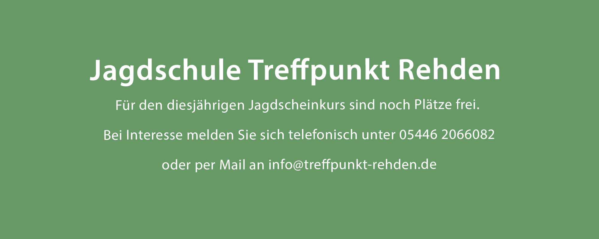 Jagdschule Treffpunkt Rehden 